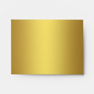 Elegant Solid Gold Linen Envelope