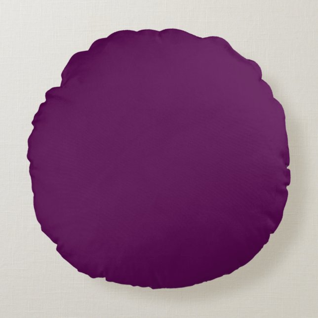 Elegant Solid Plum - Pillow (Front)