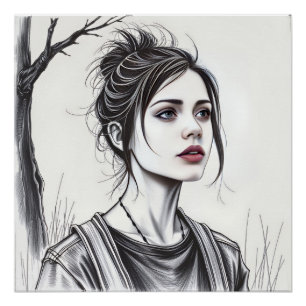 Elegant Solitude Poster
