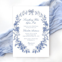 Elegant Something Blue Bridal Shower