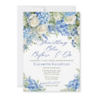 Elegant Something Blue Hydrangea Bridal Shower