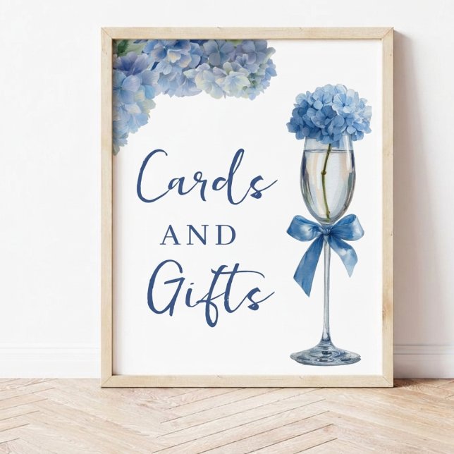 Elegant Something Blue Hydrangea Floral Bridal  Plaque (Creator Uploaded)