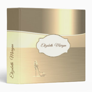 Elegant Sophisticated,Chic ,Faux Gold,High Heel Binder