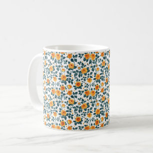 Elegant Sophisticated Chic Romantic Floral  Coffee Mug