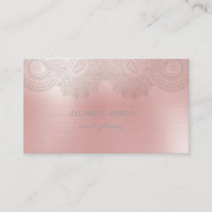 Elegant Sophisticated Modern,Lace Business Card