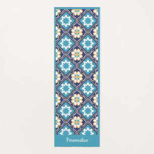 Elegant Southwest Blue Zen Yoga Namaste Yoga Mat