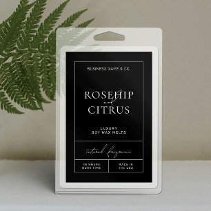 Elegant Soy Wax Melts Vertical 3x2 Rectangle Label