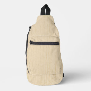 Elegant Spanish White Wood Grain Sling Bag