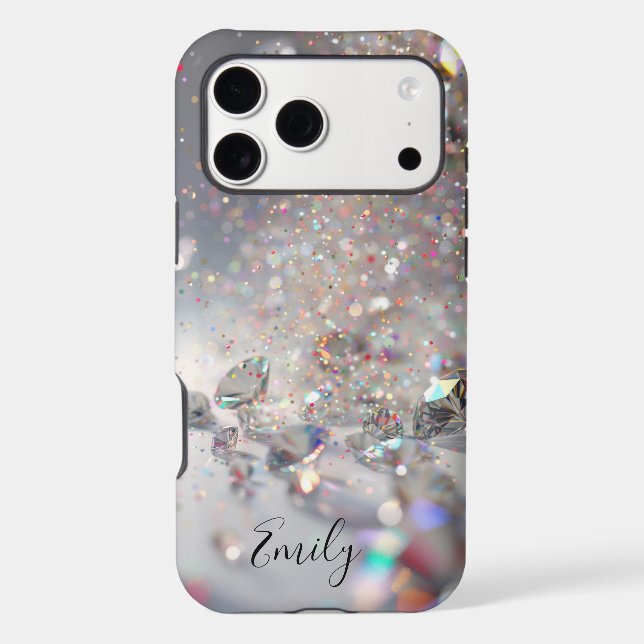 Elegant Sparkle Aesthetic with Diamonds (Back)