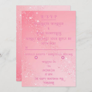 Elegant Sparkle Wedding Invitation