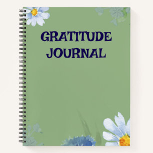 Elegant Spiral Notebook   Minimalist Lined Journal