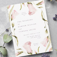 Elegant Spring Boho Flower Wildflower Wedding