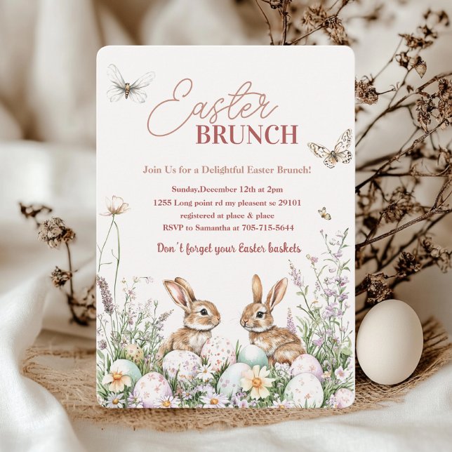  Elegant Spring Easter Brunch Invitation (Creator Uploaded)