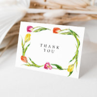 Elegant Spring Flower Tulip Bridal Shower