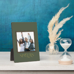Elegant Square Sisters Keepsake Photo Frame