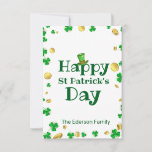 Elegant St. Patrick’s Day Greeting Card 
