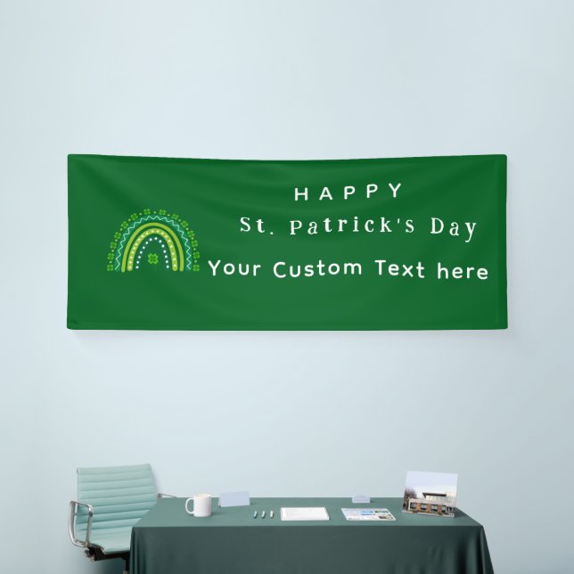 Elegant St. Patrick's Day Party Banner (Tradeshow)