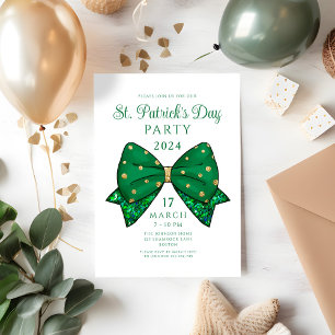 Elegant St. Patrick's Day Party Invitation