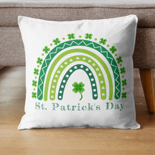 Elegant St. Patrick's Day Party Throw Pillow