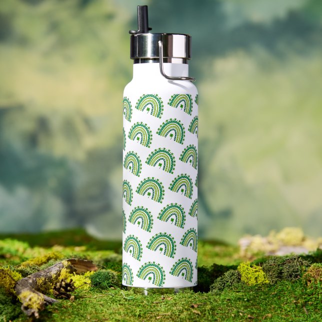 Elegant St. Patrick's Day Party Water Bottle (Outdoor)