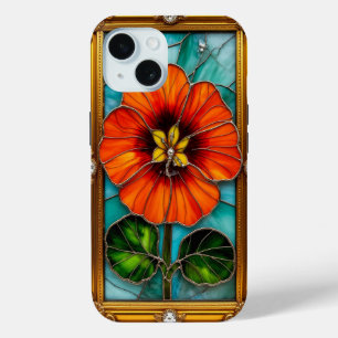 Elegant Stained Glass Artwork iPhone 15 Case