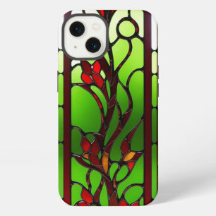Elegant Stained Glass Window Panel iPhone 13 Case
