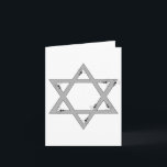 elegant star of david holiday card<br><div class="desc"></div>