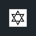 Elegant Star of David Rubber Stamp<br><div class="desc">Rubber stamp featuring an elegant Star of David. For more products, custom requests, sales, news and more, please follow us on Facebook: @chaistationery</div>