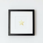 Elegant Star Real Gold Foil Prints<br><div class="desc">Elegant Star Real Gold Foil Prints</div>