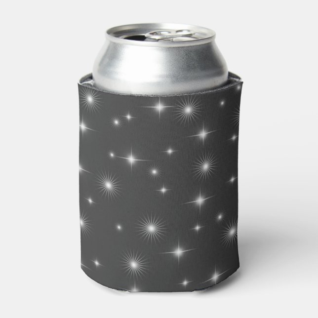 Elegant Starry Night Can Cooler (Can Front)