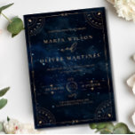 Elegant Starry night Wedding Celestial Wedding  Invitation<br><div class="desc">Elegant Wedding Invitation starry night Wedding,  Minimalist Wedding Invitation,  Editable Minimalist Wedding Invite,  Modern Wedding Invite,  Photo Wedding Invitation
Created by Canva</div>