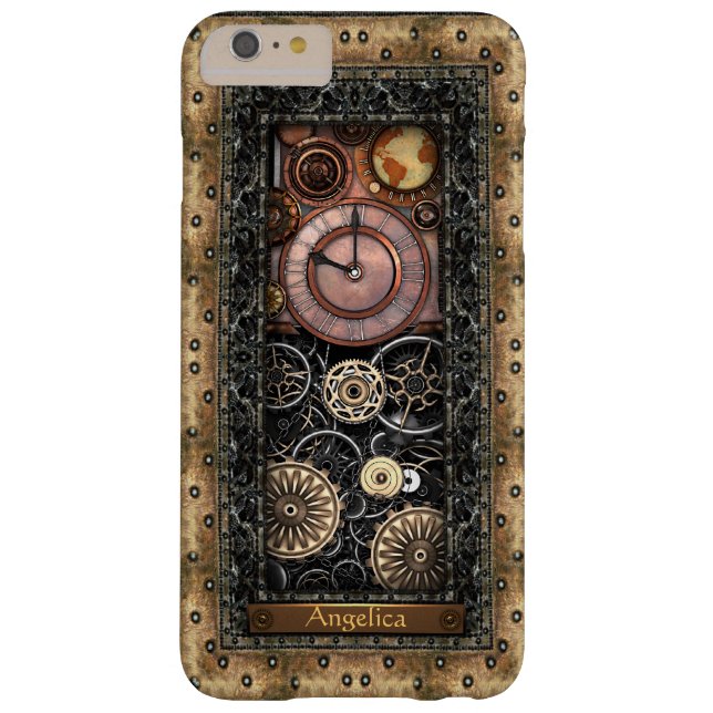 Elegant Steampunk Customizable Case-Mate iPhone Case (Back)
