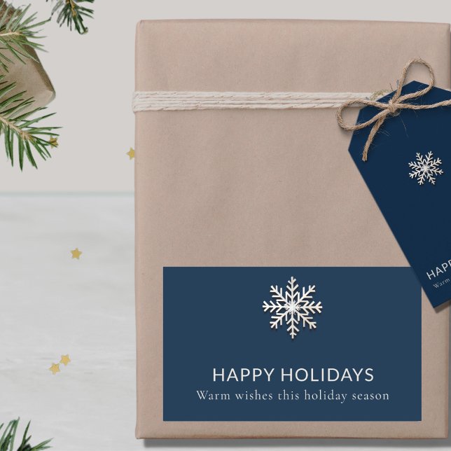 Élégant Sticker de Fête Snowflake (Créateur téléchargé)