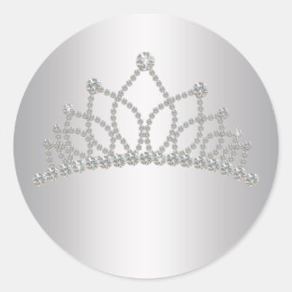 Élégant Sticker Diamond Tiara Princess