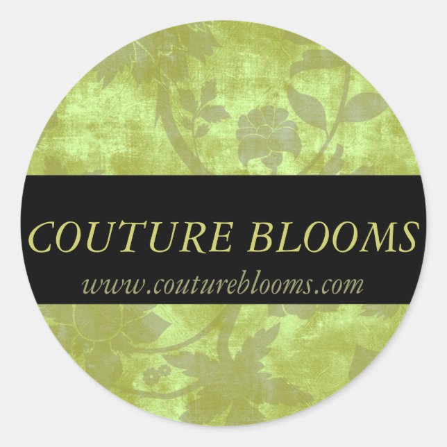 Élégant Sticker Floral Business Couture (Devant)