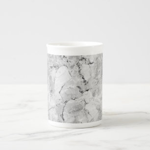 Elegant Stone Mosaic Cascade Bone China Mug