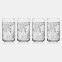 Elegant Stone Mosaic Cascade Bone China Mug