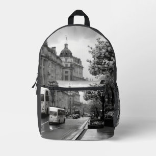 Elegant Street View  Printed Backpack