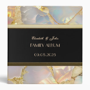 Elegant Stripe Opal Stone Binder