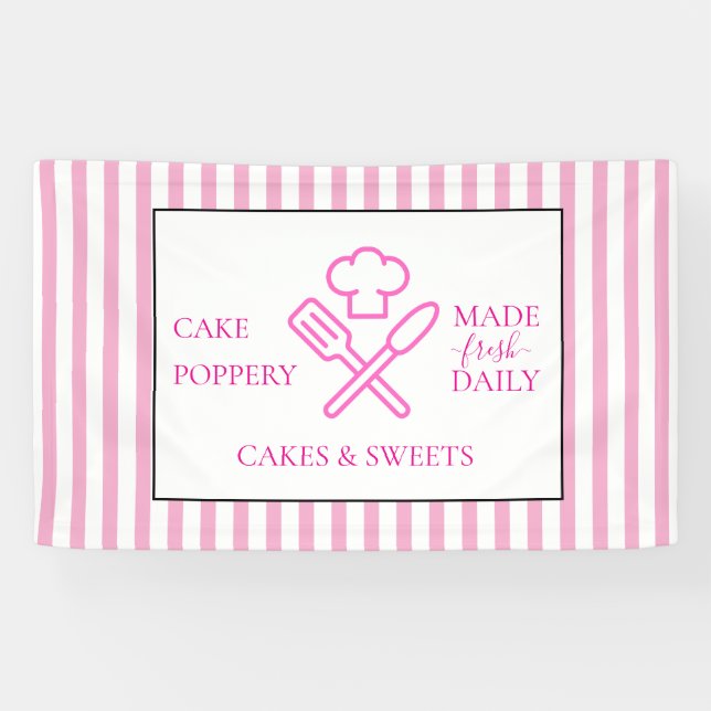 Elegant Striped Banner (Horizontal)