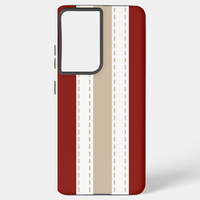  Elegant Striped  Samsung Galaxy S21 Ultra Case (Back)