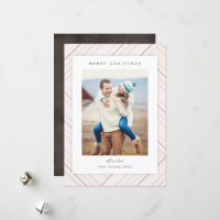 Elegant Stripes Grey Family Photo