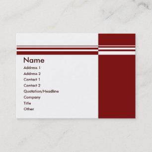 Elegant Stripes Profile Card