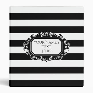 Elegant stripes with fancy label binder
