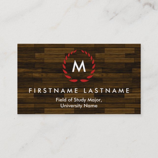 Elegant Student Business Cards (Front)