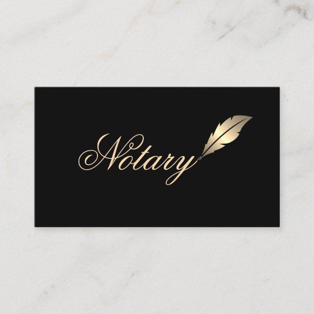 Elegant stylish and professional  business card (Front)