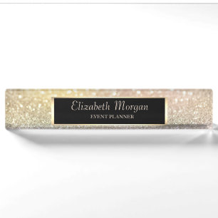 Elegant Stylish Bokeh, Frame Nameplate
