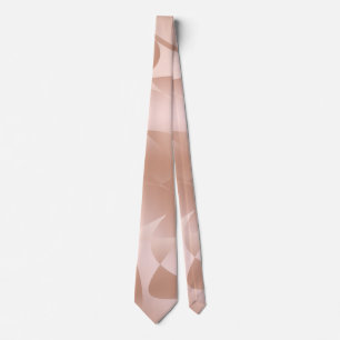 Elegant stylish copper rose gold pattern tie