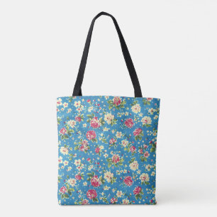 Elegant Stylish Cute Botanical Floral Tote Bag