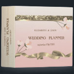 Elegant Stylish Floral Wedding Binder<br><div class="desc">Elegant chic floral wedding planner.</div>